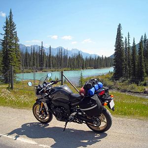 Lake Louise turnoff for Hwy 1A