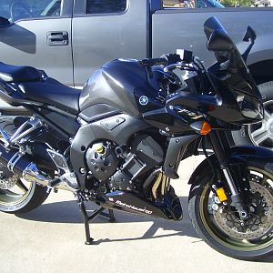 New exhaust & windscreen