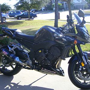 New exhaust & windscreen