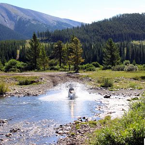 Stream Crossing with KLR 650