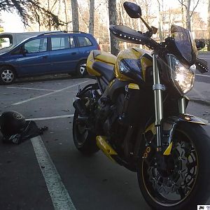 Fz1 Acerbis Handsguards with integrate leds