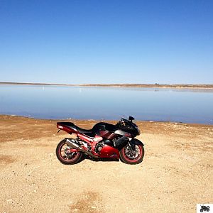 Bike out at the lake