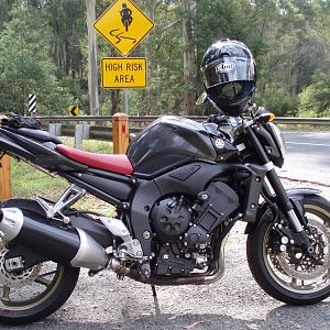 On the Reefton Spur Road.