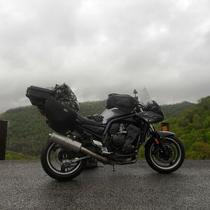 Cold, wet and tired in the Appalachian mountains