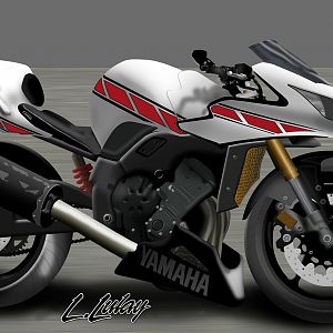 Cartoon Version of FZ1 Retro