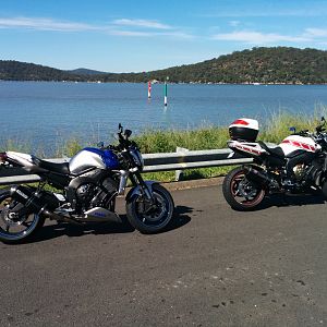 FZ1's on the Hawkesbury River