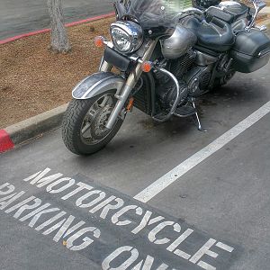 Moto Parking only